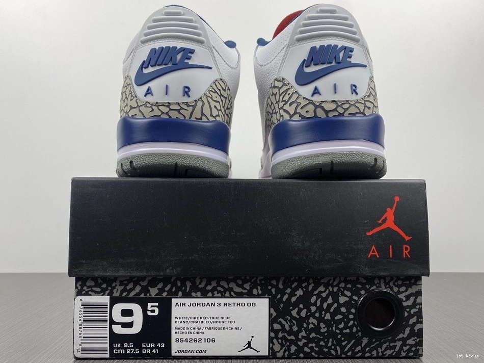 Jordan True Blue  (2016)  3 Retro 854262-106 0413